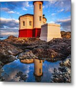 Coquille Lighthouse Metal Print