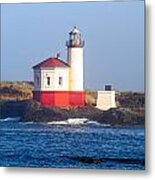 Coquille Lighthouse Metal Print