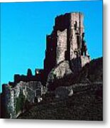 Corfe Castle Metal Print