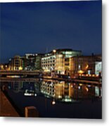 Cork City At Night Metal Print