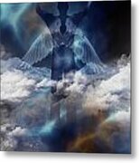 Cosmic Angel Metal Print