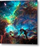 Cosmic Cradle 2 Star Cluster Ngc 2074 Metal Print