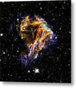 Cosmic Heart Metal Print