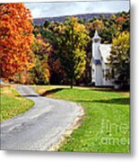 Country Church Metal Print