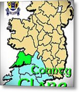 County Clare Metal Print