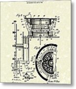 Course And Log Recorder 1908 Patent Art Metal Print