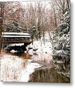 Covered In Snow Metal Print