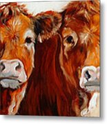 Cow Cow Metal Print
