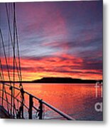 Crimson Sunrise Wallpaper Screensaver And Photo Download. Metal Print