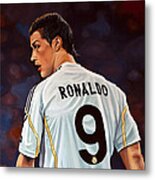 Cristiano Ronaldo Metal Print