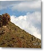 Cross On A Hill Metal Print