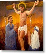 Crucifixion Metal Print