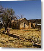Cuervo New Mexico Ghost Town 8 Metal Print