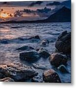 Cuillin Hills Sunset At Elgol Isle Of Skye Metal Print
