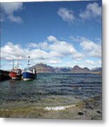 Cuillin Mountains And Loch Scavaig From Metal Print