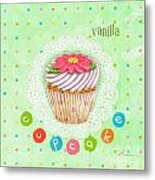 Cupcake-vanilla Metal Print