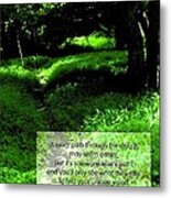Cut Your Own Path Metal Print