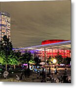 At And T Performing Arts Center And Azure Condo Metal Print