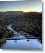 Dam Across The River Metal Print