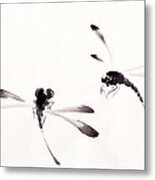 Dance Of The Dragonflies Metal Print