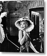 Marilyn Monroe Lights Up Scene Metal Print