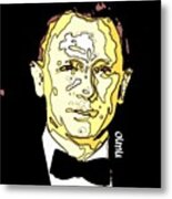 Daniel Craig James Bons 007 #cartoon Metal Print