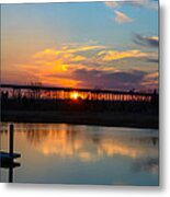 Daniel Island Sunset Metal Print