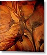 Dark Sunflower Metal Print