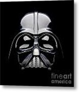 Darth Vader Helmet Metal Print