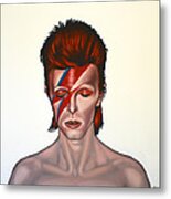 David Bowie Aladdin Sane Metal Poster