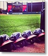 Day 56. Thankful Baseball Is Coming Metal Print