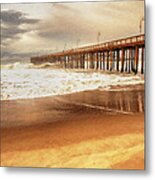 Day At The Pier Large Canvas Art, Canvas Print, Large Art, Large Wall Decor, Home Decor, Photograph Metal Print