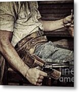 Dead Mans Hand Metal Print