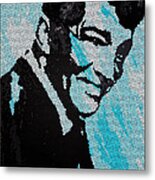 Dean Martin In Stained Glass Metal Print