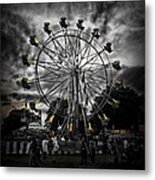 Death Wheel Metal Print