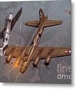 Decision Over Schweinfurt Metal Print