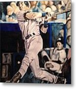 Derek Jeter Metal Print