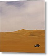 Desert Driving Metal Print