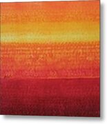 Desert Horizon Original Painting Metal Print