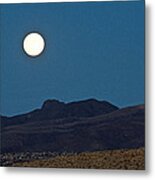 Desert Moon Metal Print