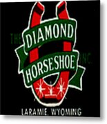 Diamond Horseshoe Metal Print