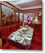 Diane Von Furstenberg's Dining Room Metal Print