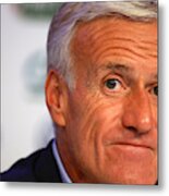 Didier Deschamps - Press Conference Metal Print