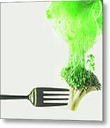 Disintegrated Broccoli Metal Print