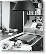 Divider Between Cooking And Dining Areas Metal Print