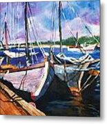 Dockside Metal Print