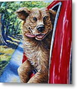 Dog...gone Happy Metal Print