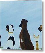 Dogs Looking For Our Forever Home Metal Print