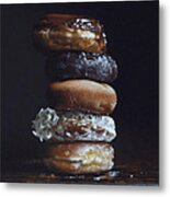 Donut Tower No.3 Metal Print