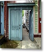 Doorways Of Bordentown Series - Door 2 Metal Print